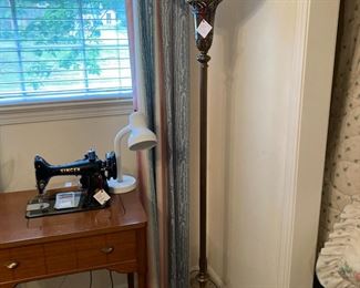 Vintage Torchiere lamp "as is"   $250.00