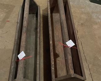 Primitive wooden Carpenter/Plumber caddy   $45.00 each