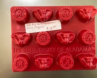 Set of 2 Alabama jello/ice molds   $12.00