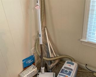Electrolux LUX 5500 canister vacuum w/attachments, extra filters and bags    $75.00
