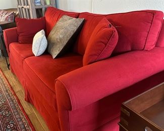 Great red sofa