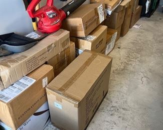 New in box house fixture upgrades-Arhaus and Restoration Hardware