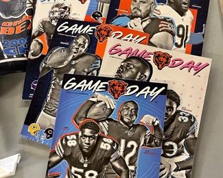Chicago Bears game day programs