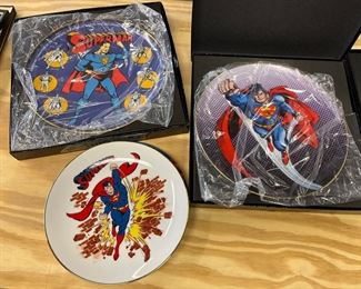 Superman collector plates