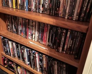DVD's, CD's, VHS and books galore......