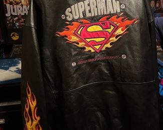 Superman leather jacket