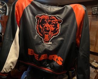 Chicago Bears leather jacket