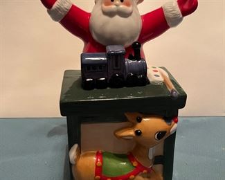 Lenox Rudolph the red nosed reindeer cookie jar