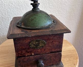 Antique French coffee mill