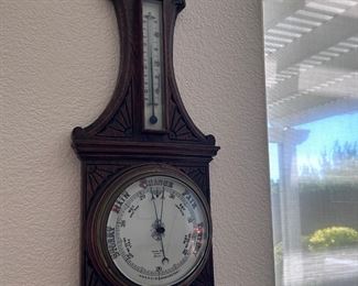 Aneroid Barometer, made in USA, 1800's