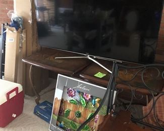 Large Flat screen TV with base