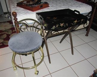 168 st tray table, stool