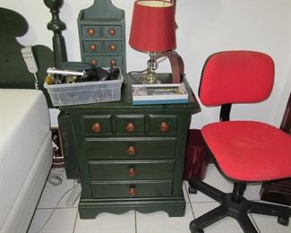 168 st night stand and chair
