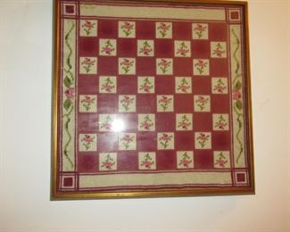 168 st needle point checker board