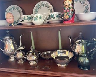 $65. Silver plate set