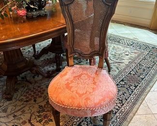 Table and chairs have been restored 