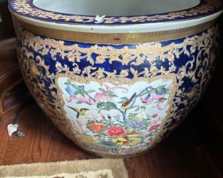 Mid century fish bowl/planter