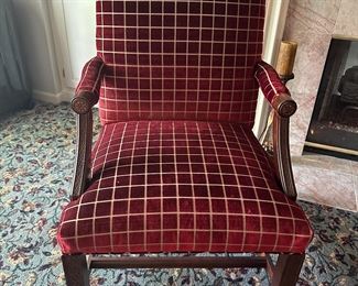 Pair of lovely velvety chairs