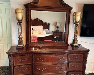 A.R.T.  mirrored dresser, part of bedroom set 