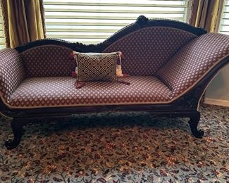 Antique fainting sofa