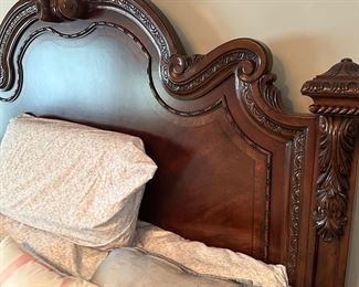 Closer detail of A.R.T. King size bed frame