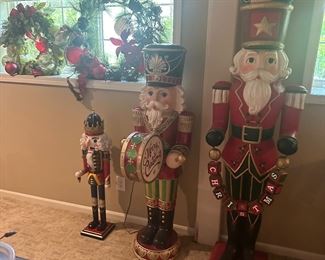Life size wooden nutcrackers 