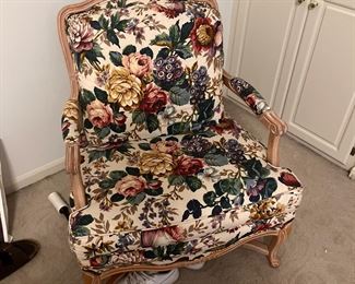 Cute French floral chair