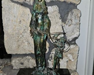 Cool bronze sculpture