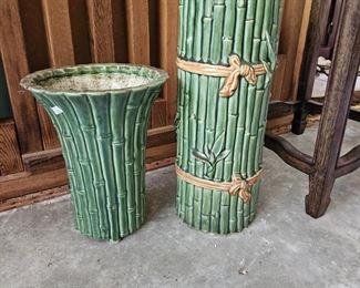 Ceramic planter and vase
