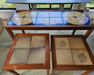 Danish made console and accent tables