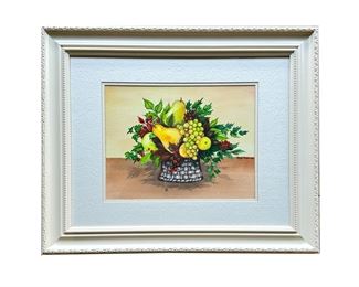 Joan Dodd (IN1929-2023) Fruit Basket Still Life