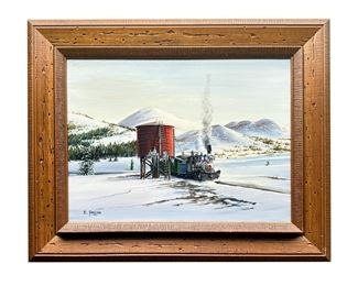 Edward O. Paulson Acrylic + Oil Painting