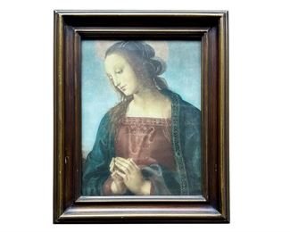 Madonna Gilt Lithograph