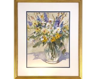 Nancy Nordloh Signed Watercolor Painting