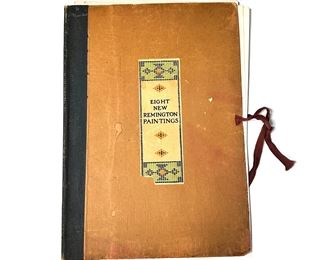 1908 Rare Remington Paintings Portfolio
