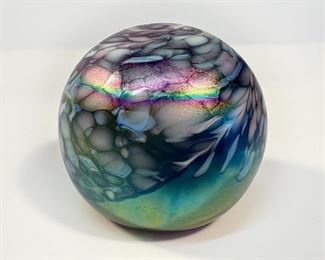 Schuster Studios Art Glass Paperweight