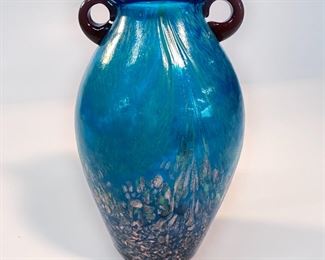 Artisan Blown Glass Vase