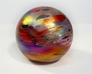 Elwood Art Glass Paperweight