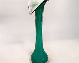 MCM Jack in the Pulpit Art Glass Vase