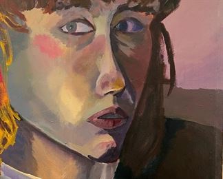 Oil on Canvas Portrait 