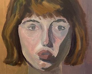 Oil on Canvas Portrait 