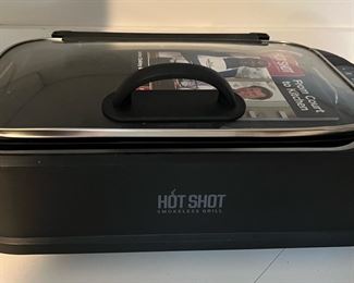 Hot Shot Charles Oakley Electric Indoor Smokeless Grill 