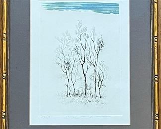 Artist Signed and Numbered Etching 