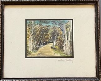 Vintage Wallace Nutting, Signed 