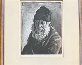 Etching Portrait by Joseph Margulies
