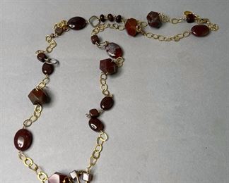 Gold Wash Sterling Silver Necklace 