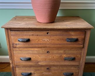 Antique Three Drawer Chest 