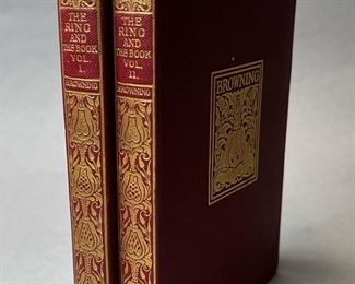 The Ring and the Book in 2 Volumes by Robert Browning