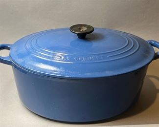 Le Creuset  #31 Enameled Cast Iron Oval Dutch Oven, Made in France 