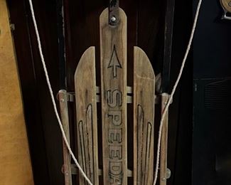 Vintage Snow Sled